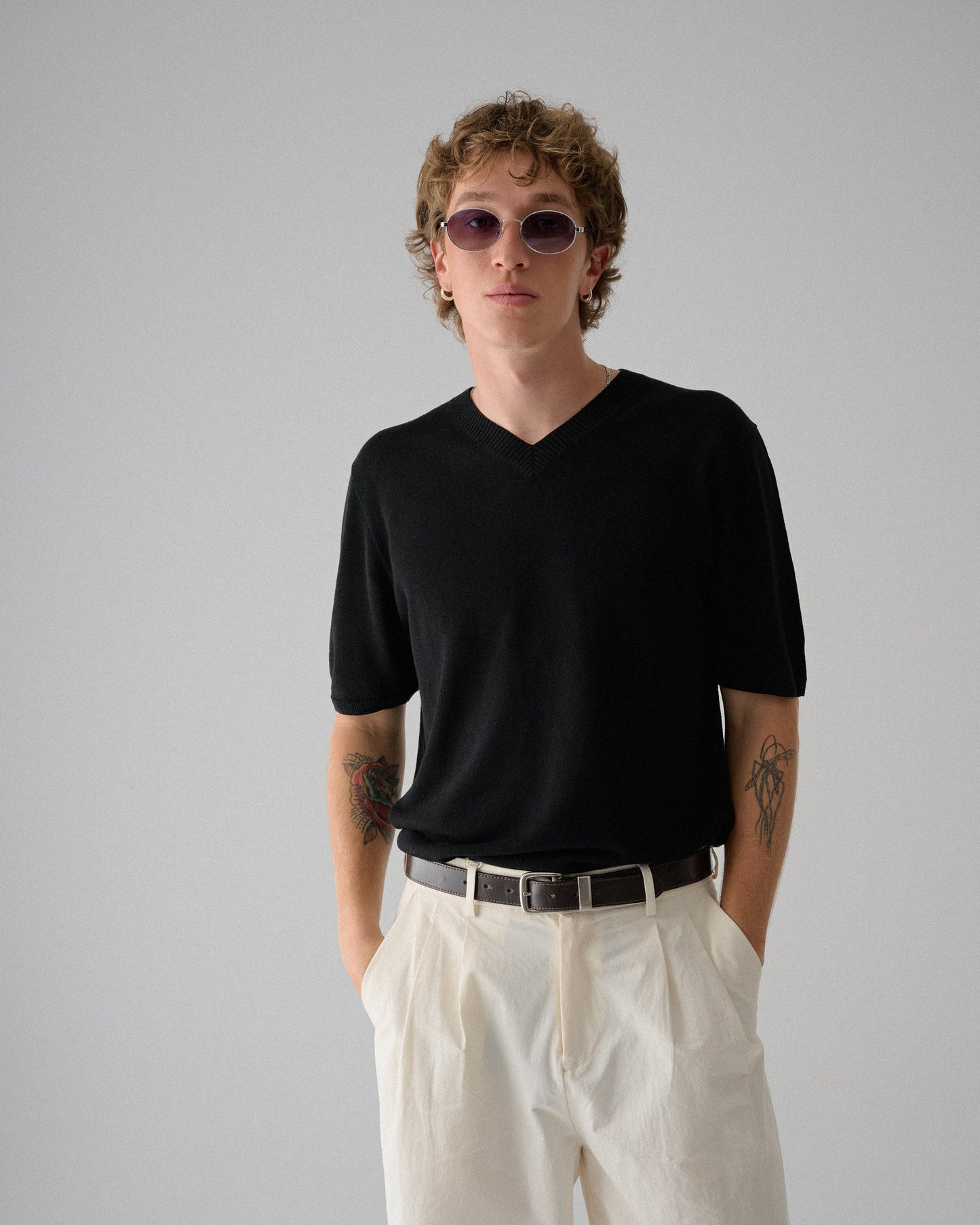 SZADE - finch ; polished silver / charcoal