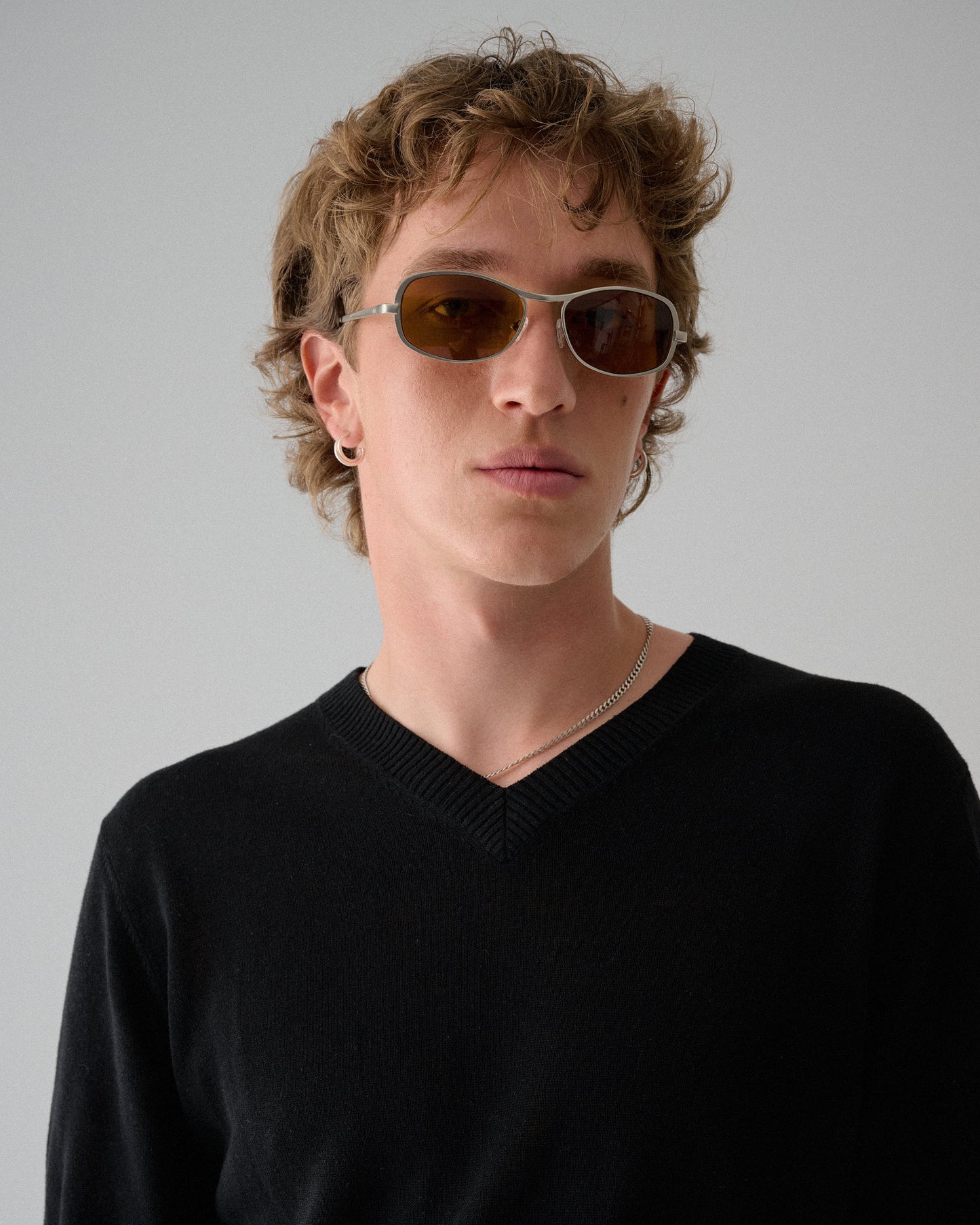 SZADE - rush ; matte silver / hazelnut