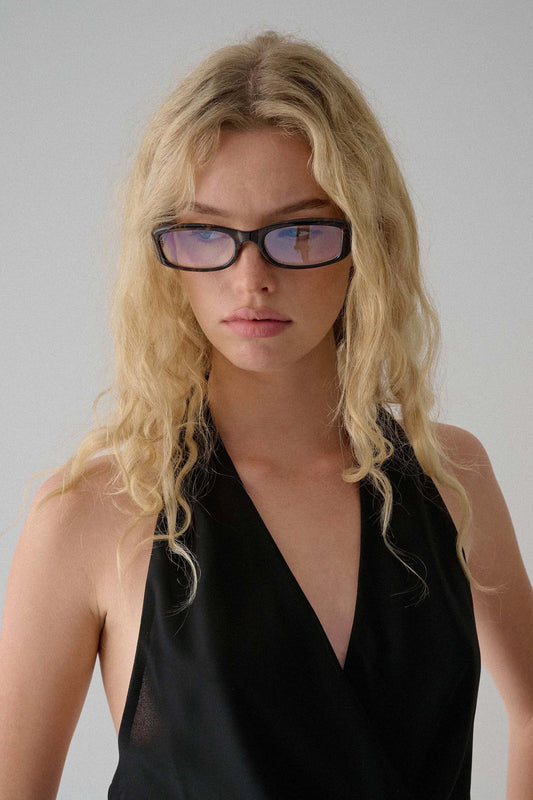 SZADE - hart ; havana tortoiseshell / clear anti blue light