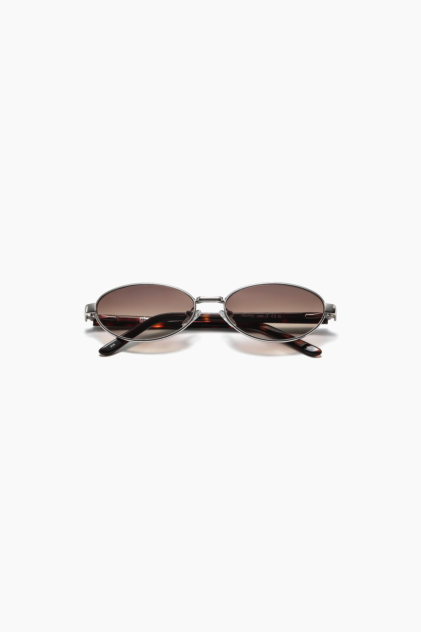 SZADE - cherry ; polished silver tortoiseshell / dune
