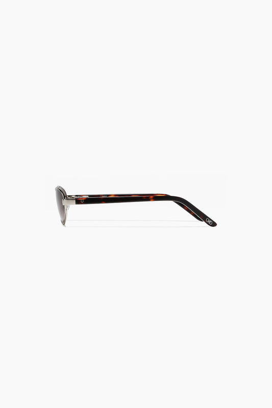 SZADE - cherry ; polished silver tortoiseshell / dune