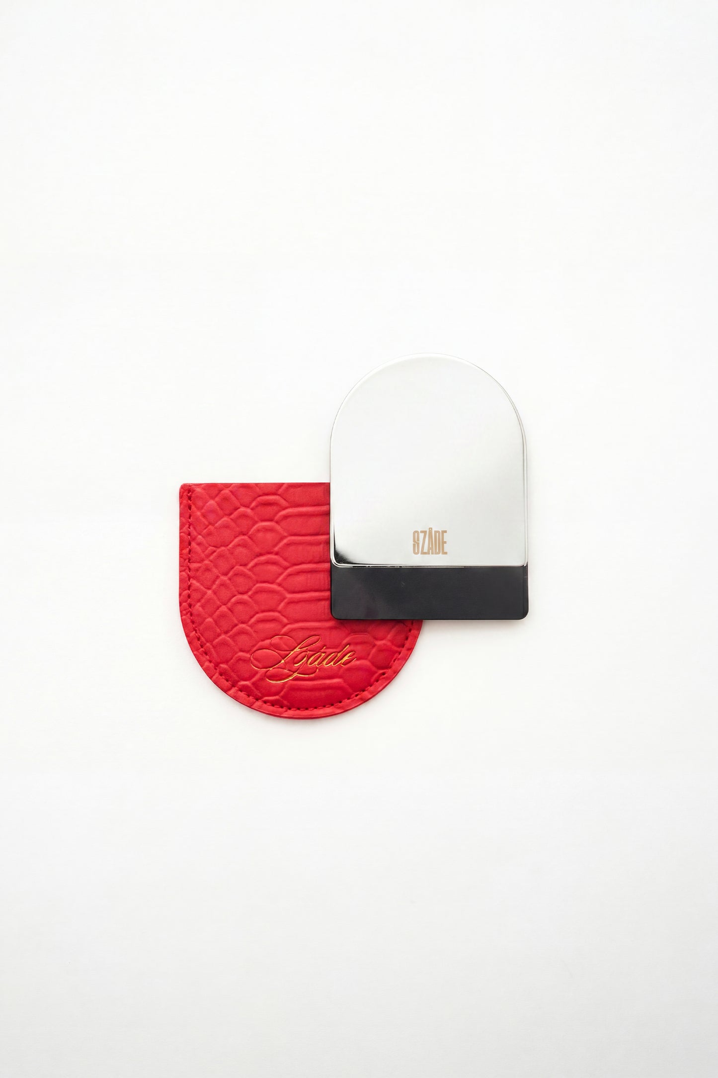 SZADE - the compact ; red snake skin