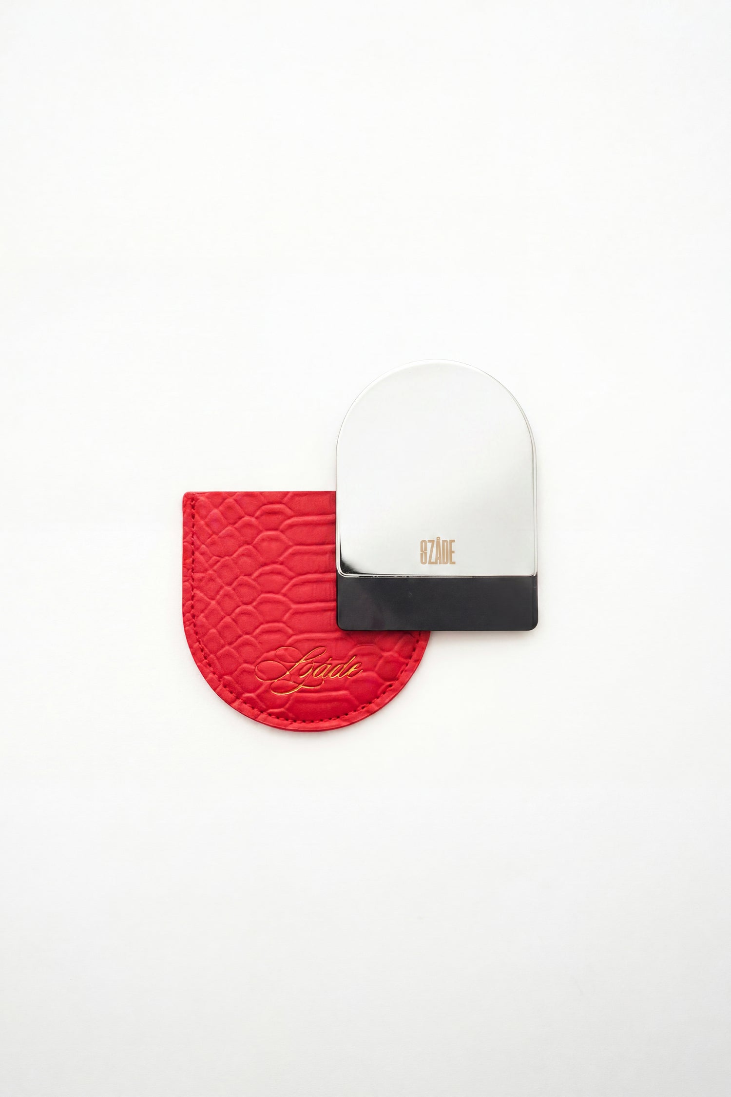 SZADE - the compact ; red snake skin