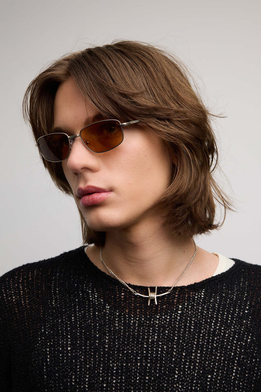 SZADE - lee ; matte silver / hazelnut