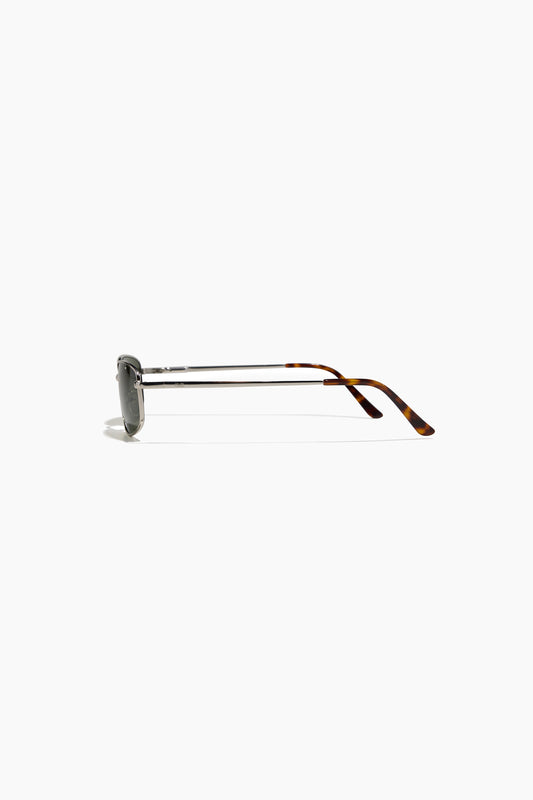 SZADE - lee ; polished silver / moss