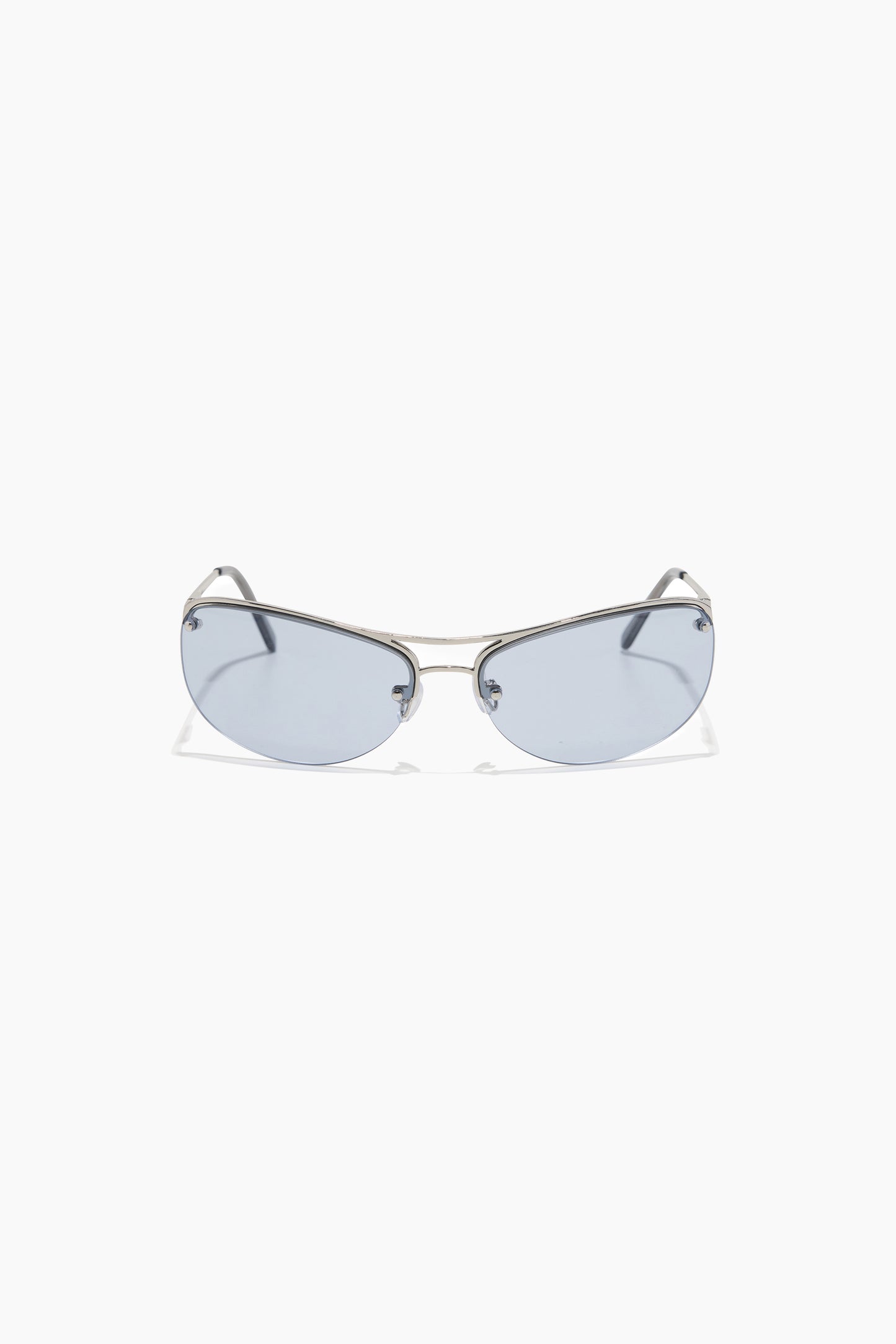SZADE - slim ; polished silver / periwinkle