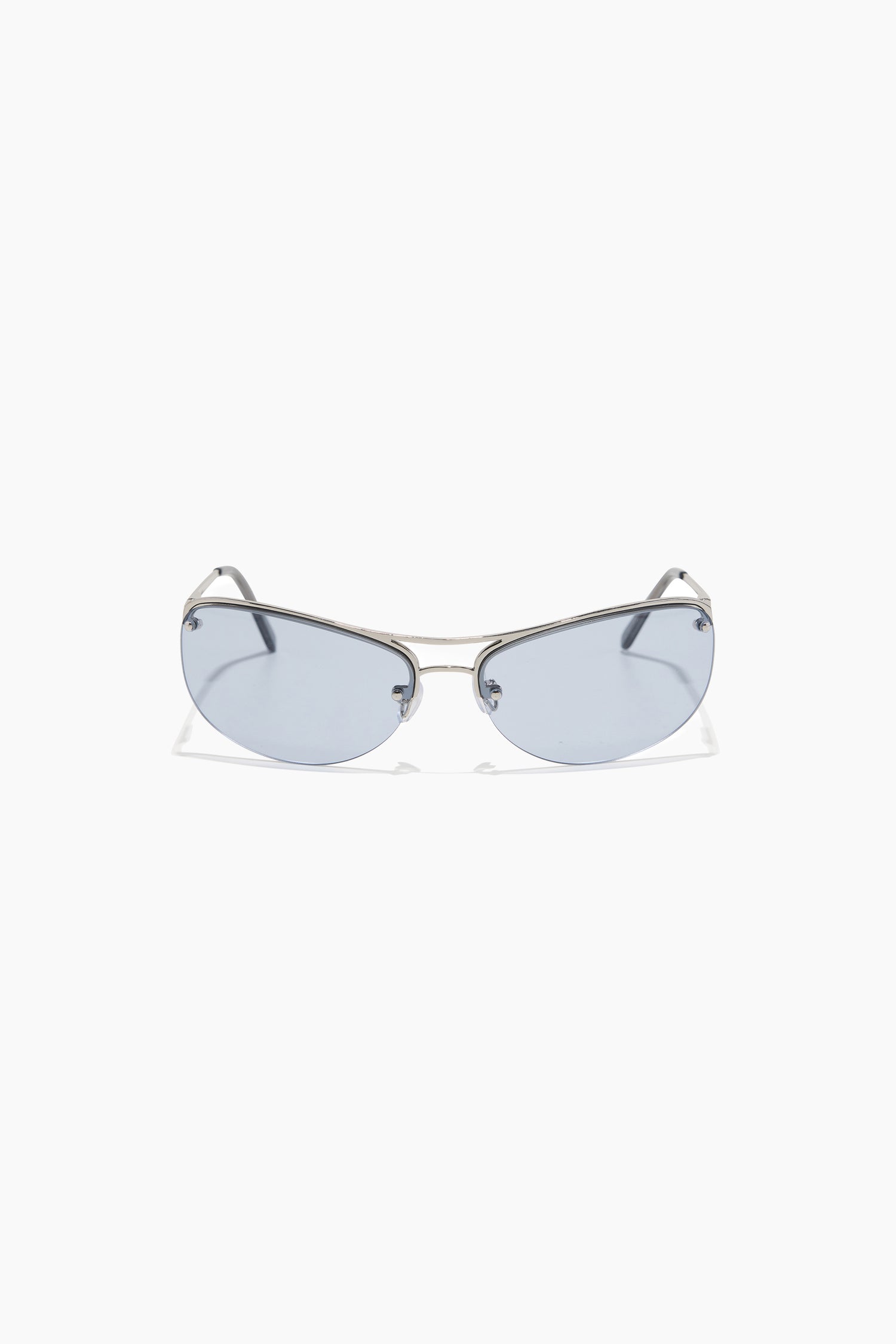 SZADE - slim ; polished silver / periwinkle