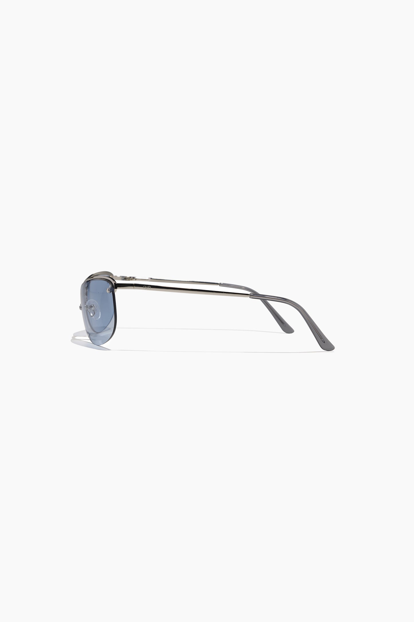 SZADE - slim ; polished silver / periwinkle