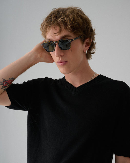 SZADE - archer ; mustard tortoiseshell / moss polarised