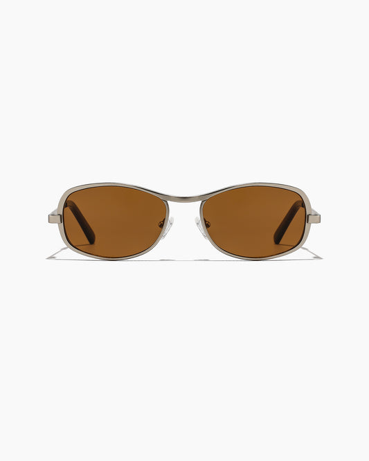 SZADE - rush ; matte silver / hazelnut